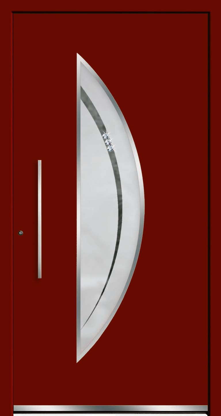 Rodenberg Haustür Purpurrot